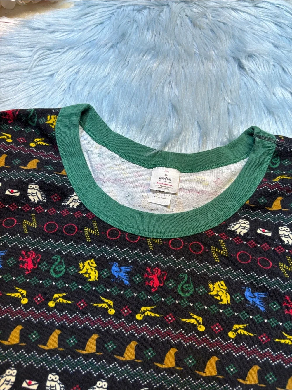 Hanna Andersson X Harry Potter Organic Cotton Graphic Long Sleeve Sleep Top